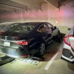 towing black lexus