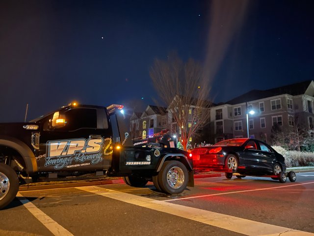 Home towing mercedes