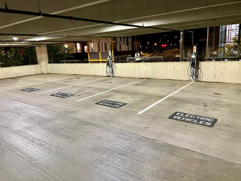 electric vehicles parking